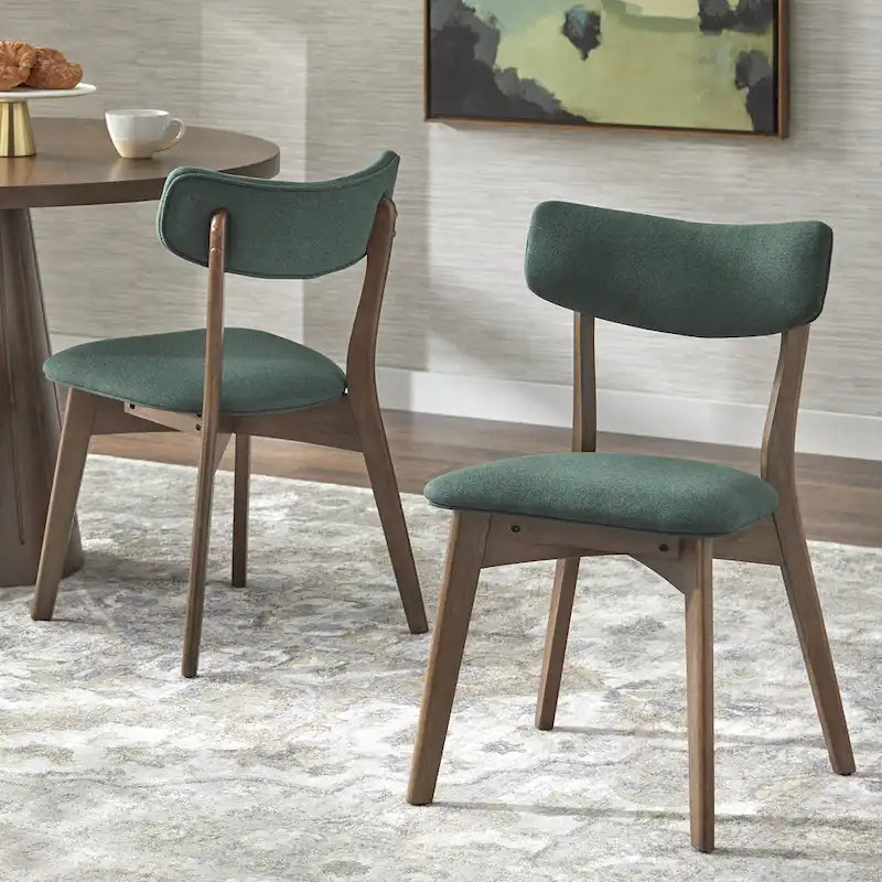 Chaise de salle à manger en bois massif (Lot de 2)
