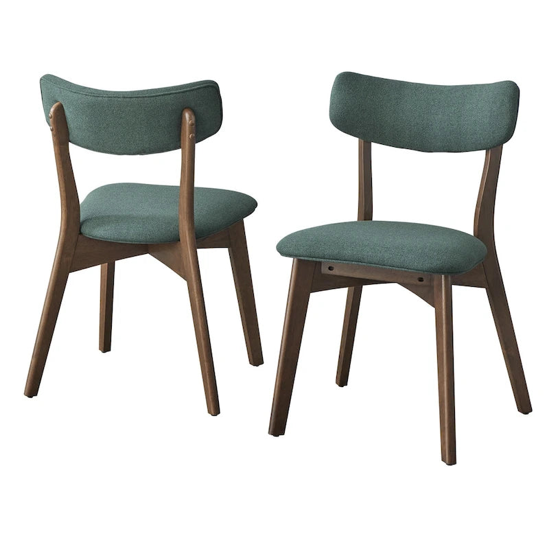 Chaise de salle à manger en bois massif (Lot de 2)