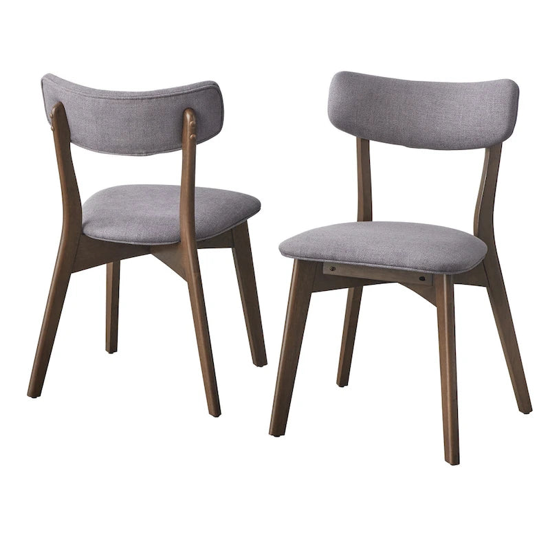 Chaise de salle à manger en bois massif (Lot de 2)