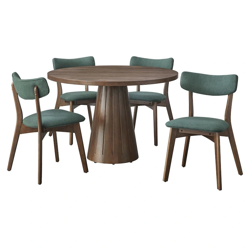 Chaise de salle à manger en bois massif (Lot de 2)