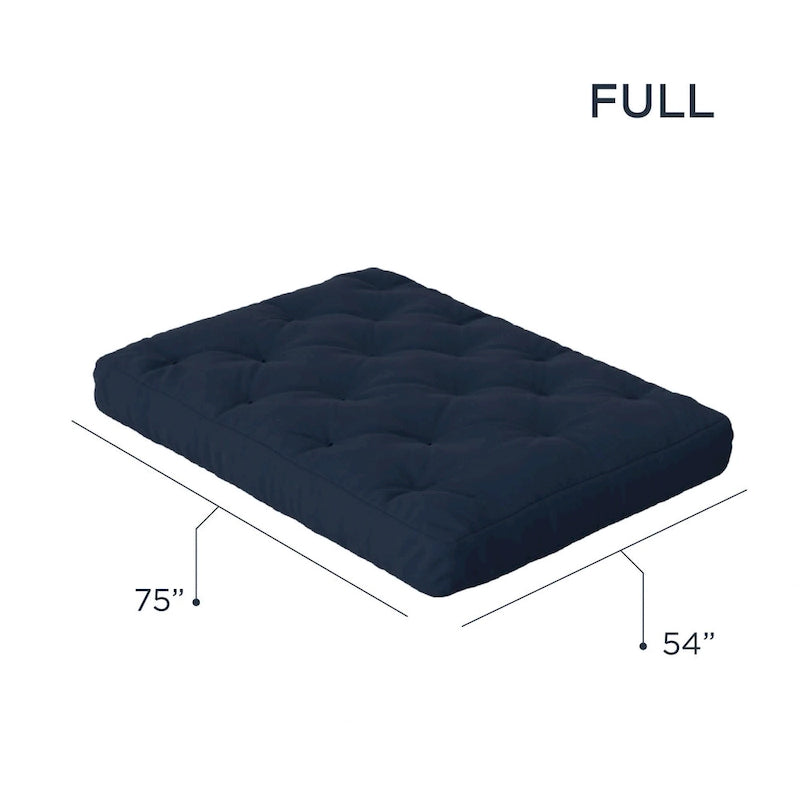 Matelas futon grand format en mousse à mémoire de forme 8"