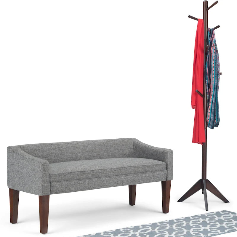 Banc contemporain rembourré de 50 pouces de large - 50 x 22 x 23,8