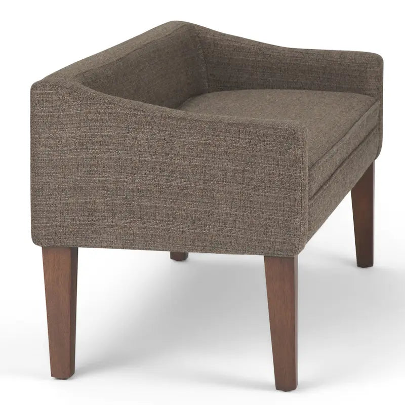 Banc contemporain rembourré de 50 pouces de large - 50 x 22 x 23,8