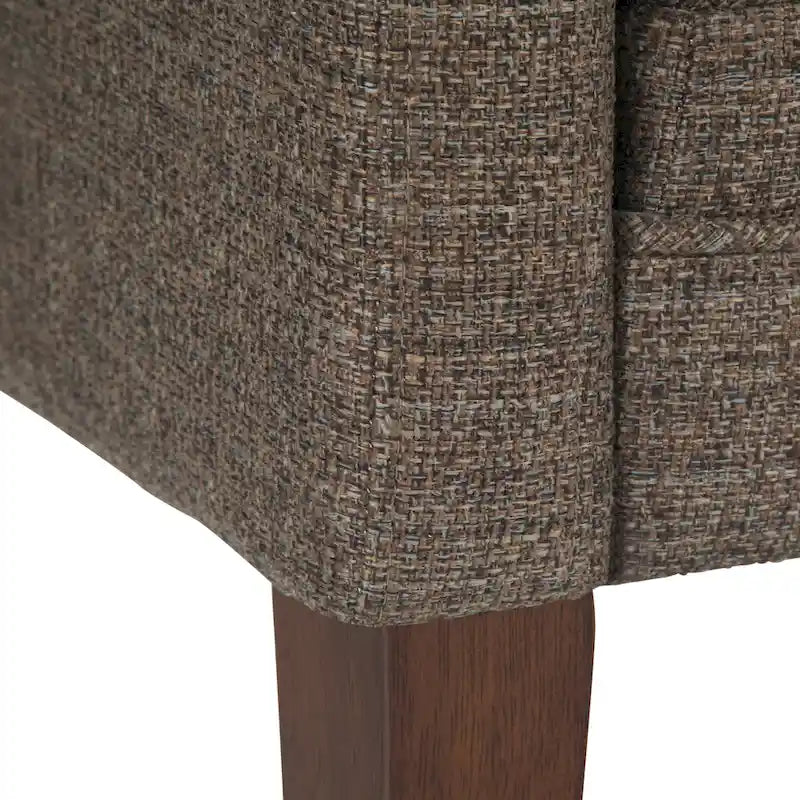 Banc contemporain rembourré de 50 pouces de large - 50 x 22 x 23,8