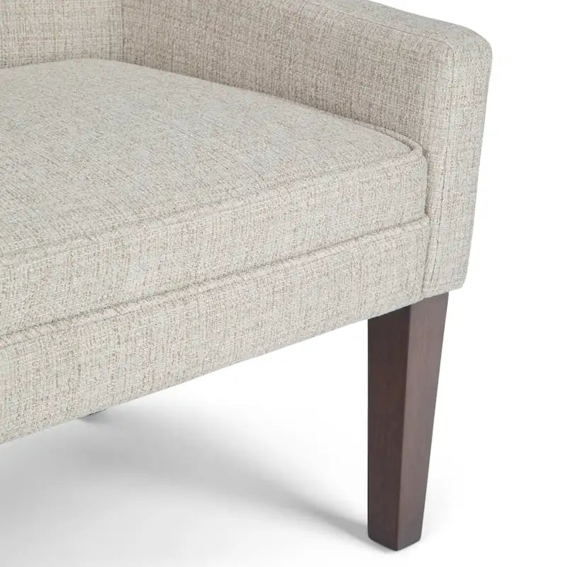 Banc contemporain rembourré de 50 pouces de large - 50 x 22 x 23,8