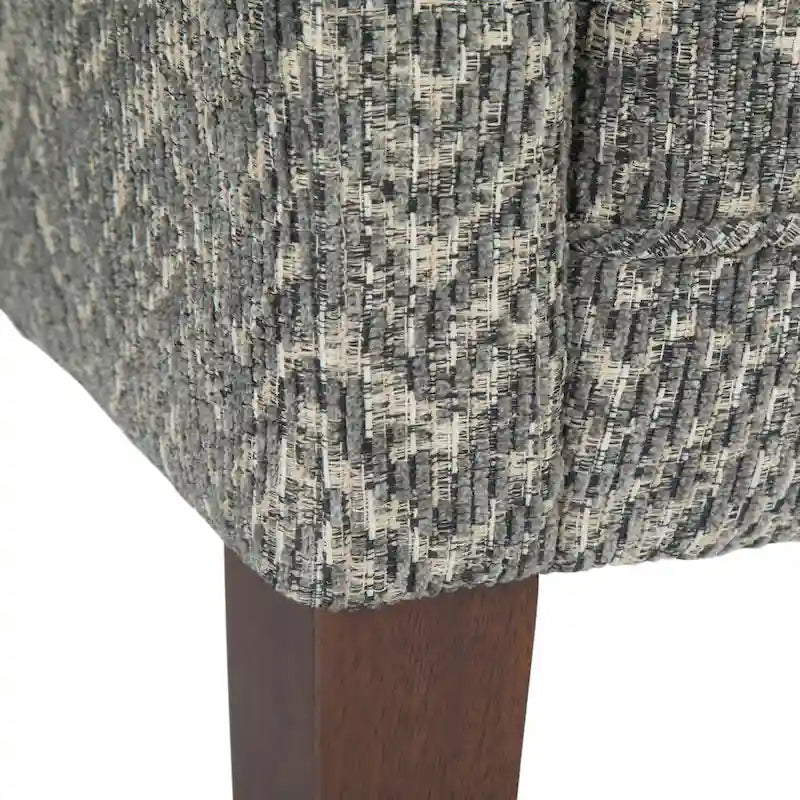 Banc contemporain rembourré de 50 pouces de large - 50 x 22 x 23,8