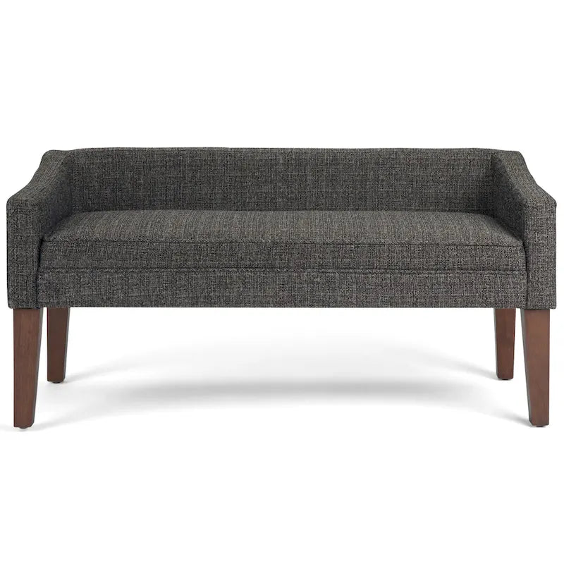 Banc contemporain rembourré de 50 pouces de large - 50 x 22 x 23,8