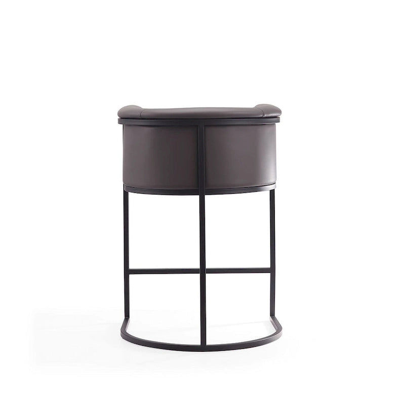 Tabouret de bar en métal noir, hauteur comptoir, 33,8 po (ensemble de 3)