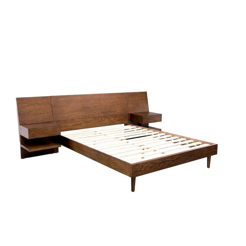 Lit Pécunier avec Deux Tables de Nuit