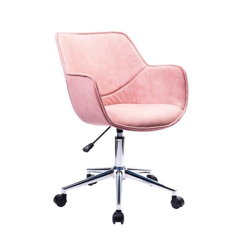 Fauteuil de bureau réglable, microfibre, piètement chromé