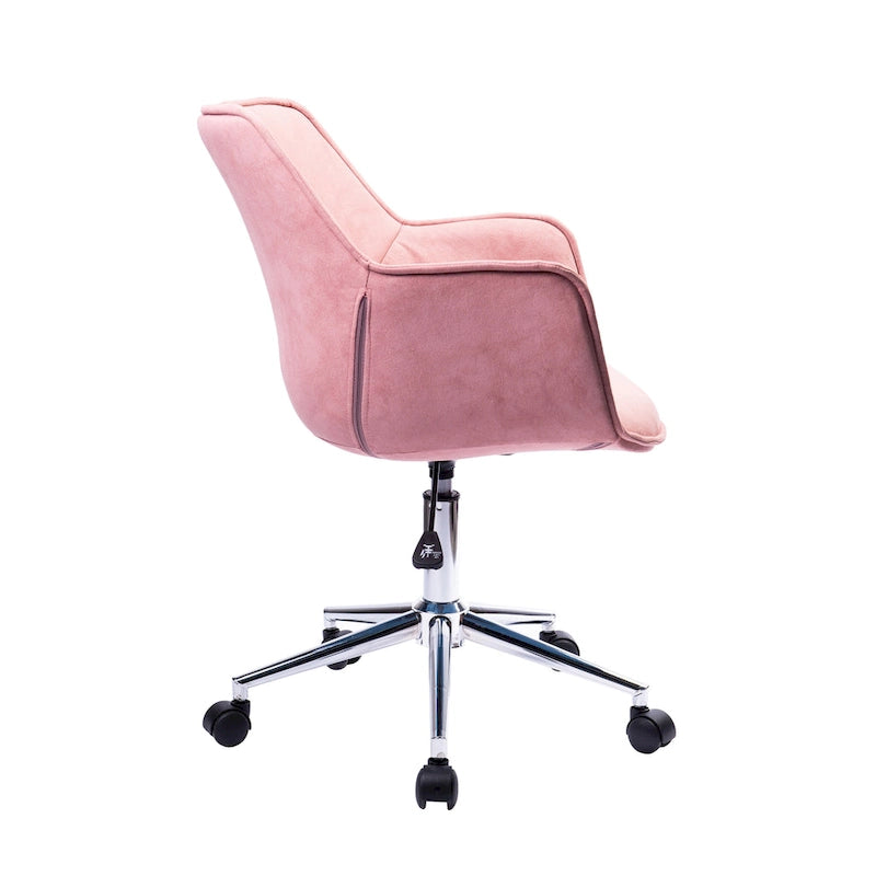 Fauteuil de bureau réglable, microfibre, piètement chromé