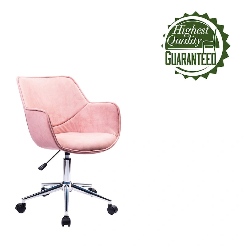 Fauteuil de bureau réglable, microfibre, piètement chromé