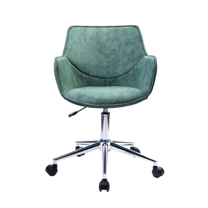 Fauteuil de bureau réglable, microfibre, piètement chromé