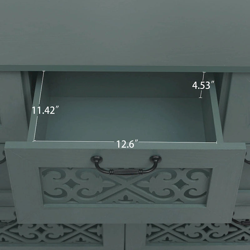 Commode 7 tiroirs Meuble américain Convient pour la chambre à coucher - S/O