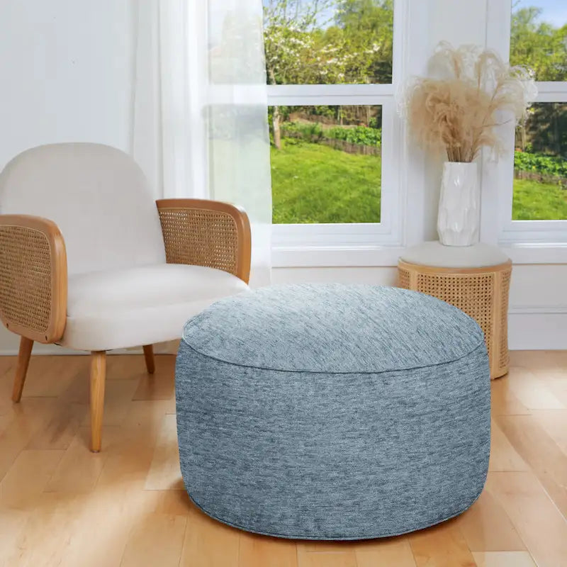 Pouf/Ottoman texturé d'intérieur