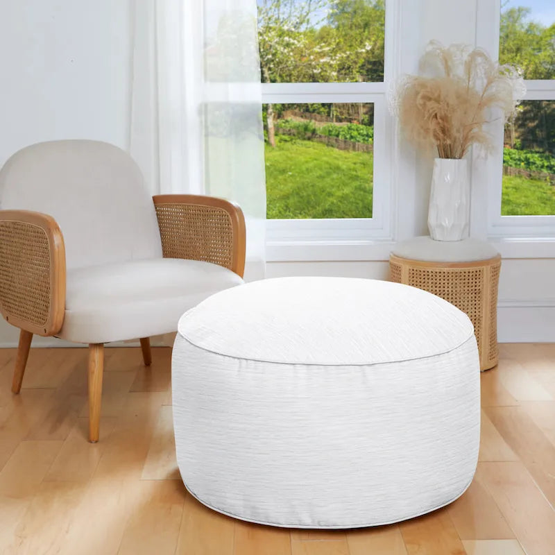 Pouf/Ottoman texturé d'intérieur