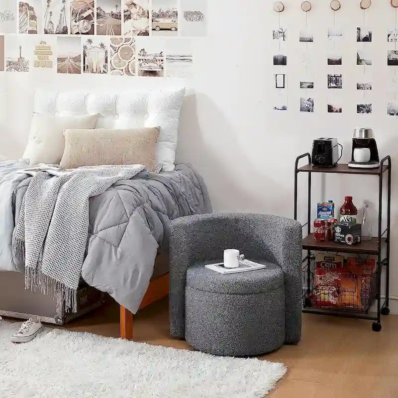 Coussin d'assise confort avec rangement par