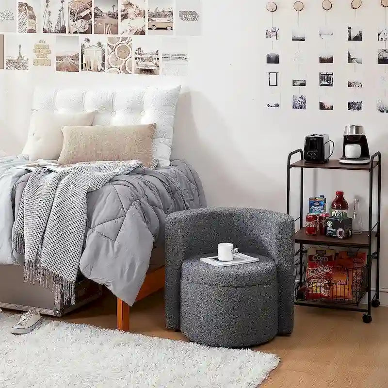 Coussin d'assise confort avec rangement par