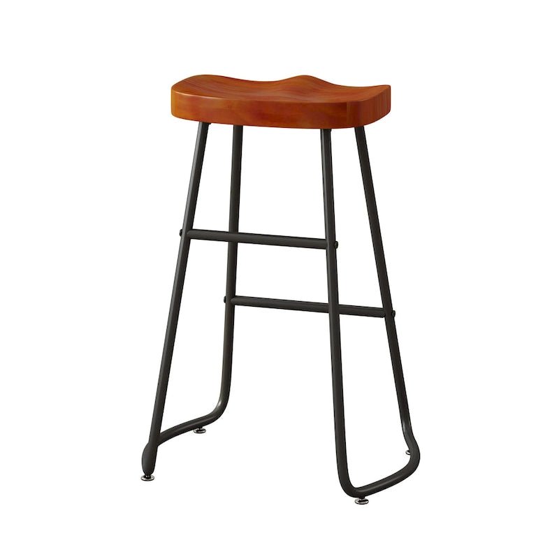 29.52 Tabourets de bar élégants et minimalistes (lot de 2), tabourets de bar hauteur comptoir, pour îlot de cuisine, café, bar, balcon