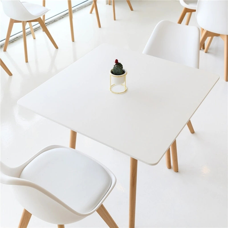 Lot de 4 chaises de salle à manger modernes rembourrées