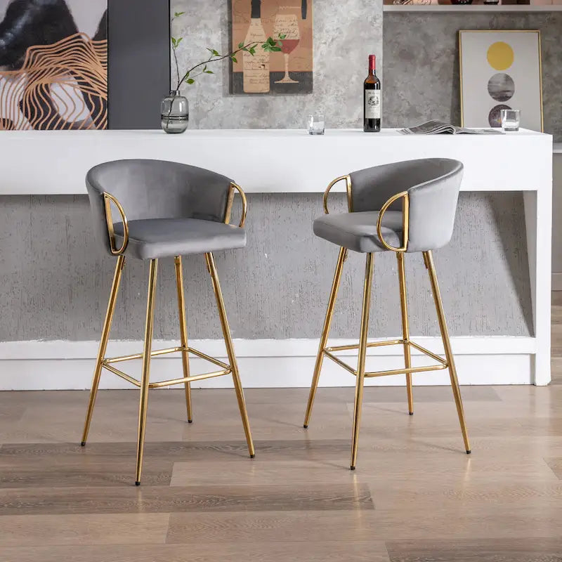 Lot de 2 tabourets de bar