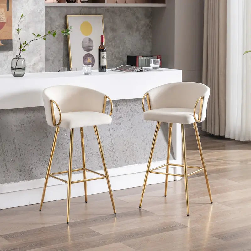 Lot de 2 tabourets de bar