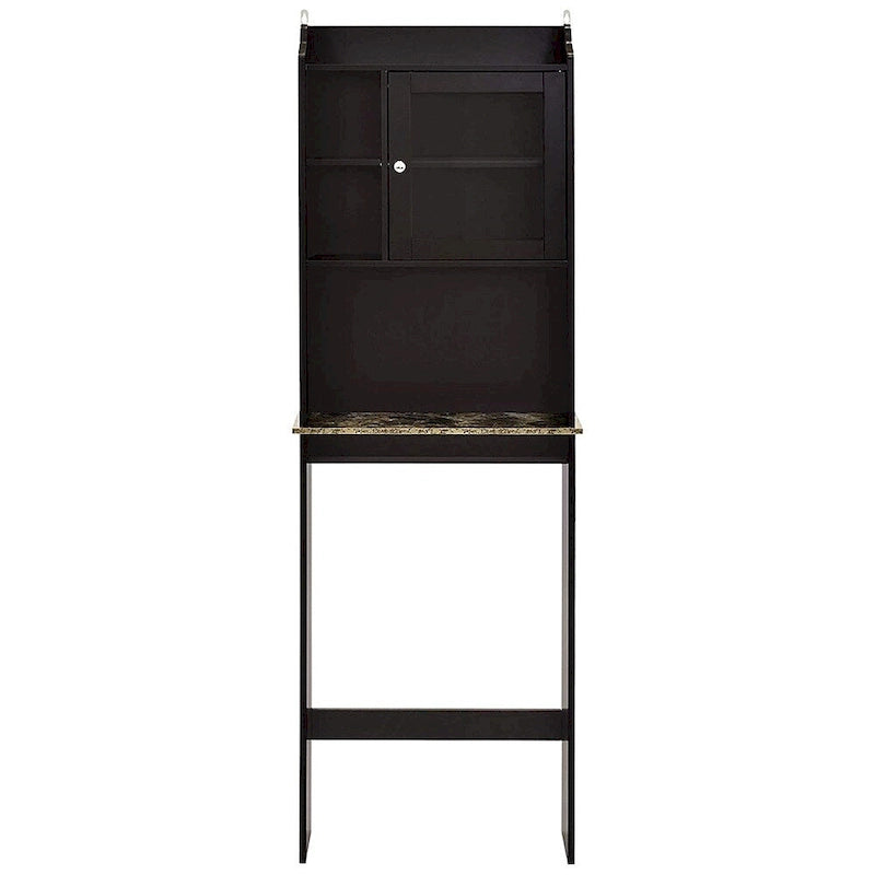 Meuble de rangement en bois gain de place pour toilettes à usage domestique