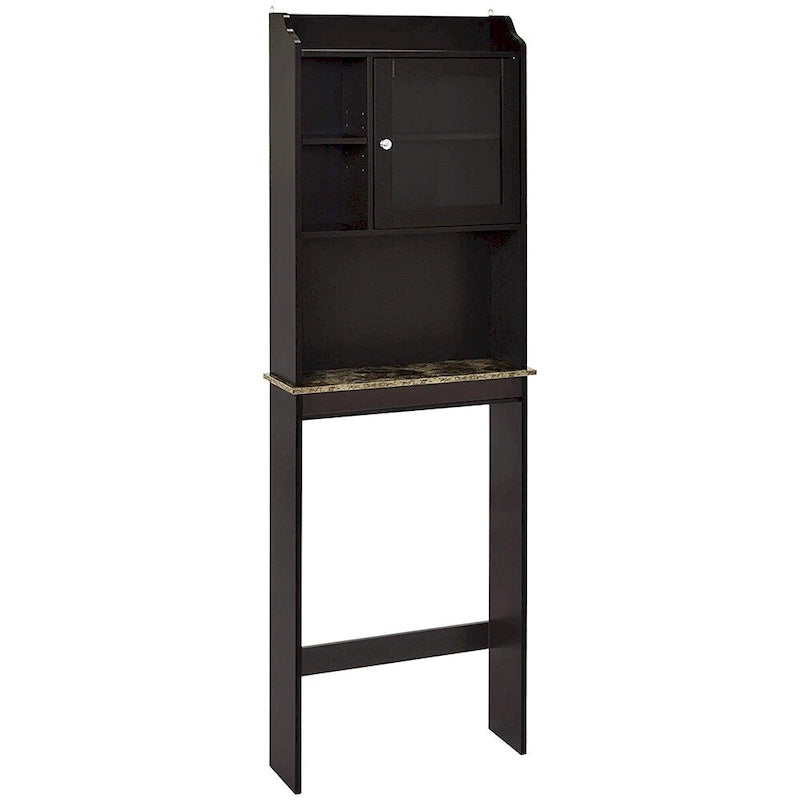 Meuble de rangement en bois gain de place pour toilettes à usage domestique